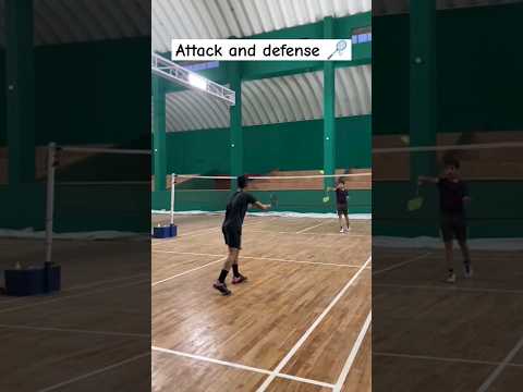 attack and defense#badminton #ytshorts #subscribe #viral