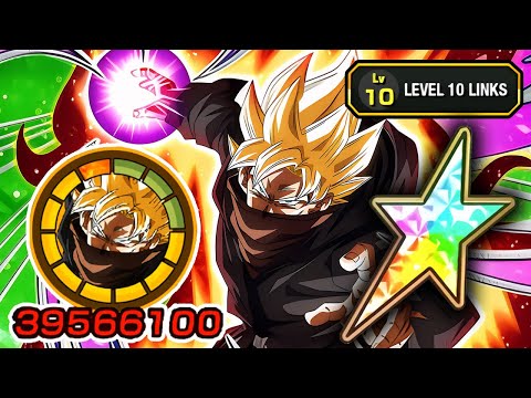 100% NEW SUPER SAIYAN WARRIOR IN BLACK LEVEL 10 LINKS SHOWCASE! Dragon Ball Z Dokkan Battle