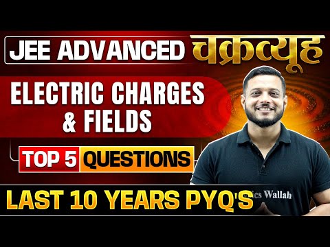 Electric Charges & Fields: Toughest PYQs for IIT-JEE ADVANCED 2025 | Chakravyuh Series