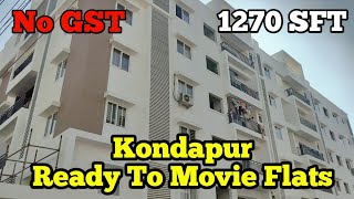 #kondapur flat for sale | Kondapur new flats for sale | 2 bhk flats near kondapur | flat for sale