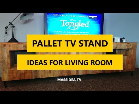 45+ Awesome Pallet TV Stand DIY Ideas for Living Room 2017