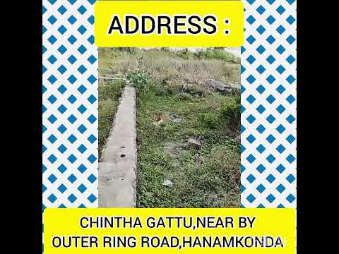 266YARDS FULL PAID LRS PLOT,G+1PERMISSION,NEAR BY ORR,CHINTHAGATTU,HANAMKONDA