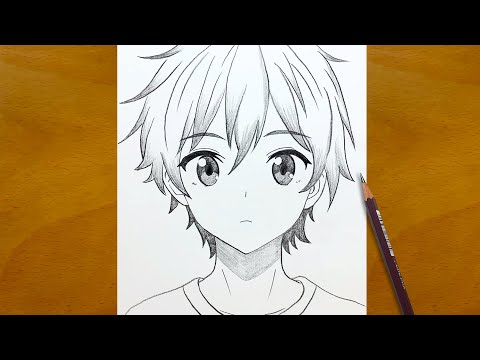 Anime Sketch | How to Draw a Cute Anime Boy | Beginner-Friendly Boy Sketch