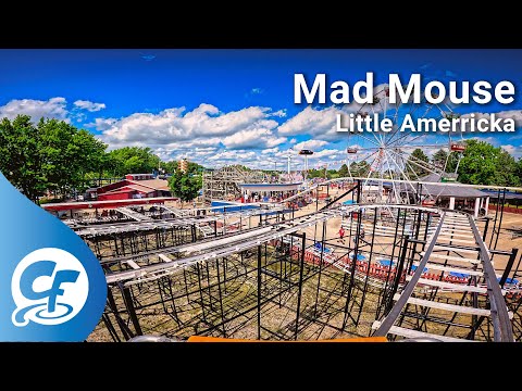 Mad Mouse front seat on-ride 5K POV @60fps Little Amerricka America