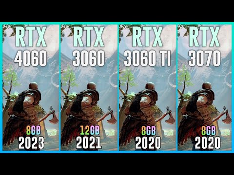 RTX 4060 vs RTX 3060 vs RTX 3060 TI vs RTX 3070 - Test in 25 Games