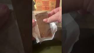 Satisfying ASMR - chocolate bar 🍫 unwrapping #oddlysatisfying #asmrsounds #asmr #unwrappingasmr