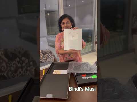 100K Silver Play Button Unboxing! Thank You! Bindi ke Balgeet | बिंदी के बालगीत