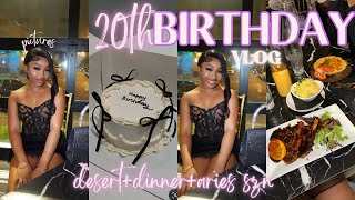 MY 20TH BIRTHDAY VLOG ☆ | grwm, dinner, pictures, celebration, life update +more