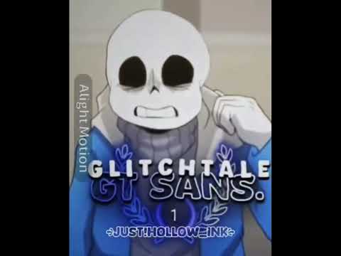 ToniShiawase X @just....... W.I.S COLLAB| Glitchtale!Sans VS XTale!Sans| Okarun VS Momoi #wisedit