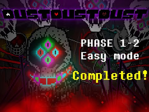 DustDustDust Sans phase 1-2 [Easy mode Completed!] (Dusttale: Obsessed Monster) [UndertaleAU]