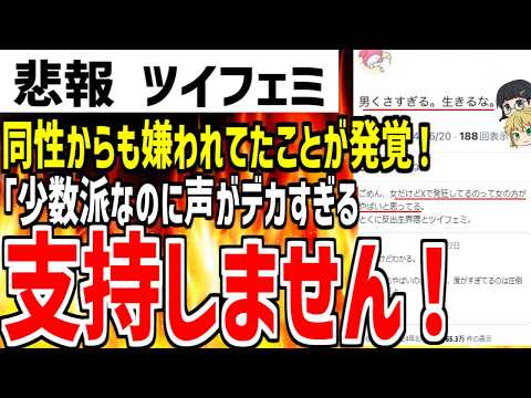 【迷惑】ツイフェミさんが同じ女性から嫌われてたことが発覚！勝手に女性代表ヅラすんなと批判殺到してしまう...【ゆっくり解説】