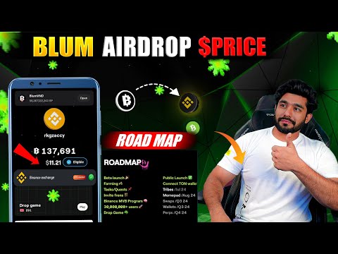 🤑1O$😱 BLUM AIRDROP PRICE || BLUM AIRDROP LISTING || BLUM WITHDRAWAL || BLUM LISTING ON BINANCE