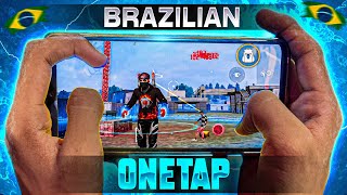 BRAZILIAN PLAYERS🇧🇷 EXTREME CLOSE RANGE ONETAP HEADSHOT TRICK/ SECRET ONETAP HEADSHOT TRICK IN FF