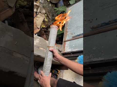 Omg Pvc Pipe Fire \ plumbing pipe fire \ danger fire pipe \ how to fire pipe ? diy fire tips or tips