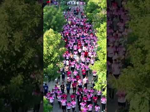 Pink Power Run Begins!!! | Megha Engineering