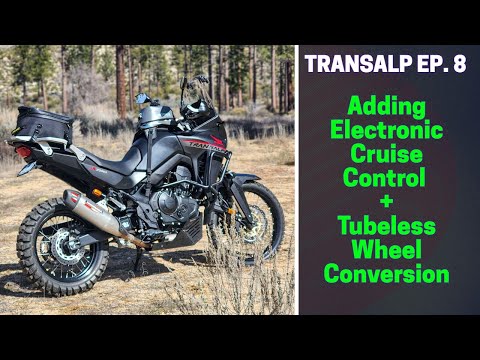 Cruise Control and Tubeless Wheels for the Honda Transalp 750 (EP.8)