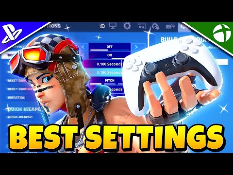 NEW BEST Controller SETTINGS + Sensitivity for Console Players (Fortnite Tutorial)