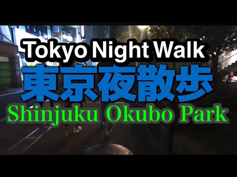 Tokyo Night Walk - 2024. 9.17.PM8～Prostitutes are proliferating in Okubo Park 大久保公園 東京夜散歩