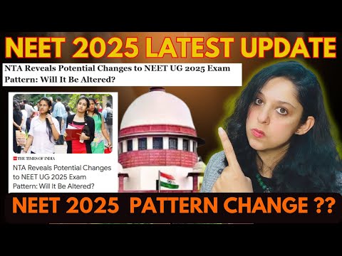 Will NTA Make a DRAMATIC Change to NEET 2025 Exam Pattern? VANI MAAM