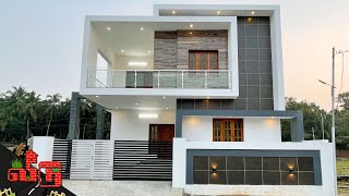 3.7 சென்ட்டில் அழகான 3BHK வீடு | Beautiful Elevation Duplex House with Modular Kitchen | Veedu 260