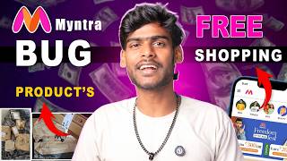 🔥 MYNTRA APP BIGGEST FREE SHOPPING BUG || MYNTRA APP UNLIMITED REFER TRICK || NEW EARNING APP 2024