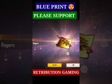 Finally I got a rare blue print 😍||free fire#rare#shorts #retributiongaming#tmr#freefire#shortsfeed