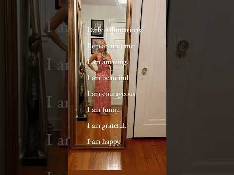 Daily Look in the Mirror Affirmations