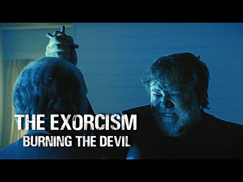 The Exorcism 2024 Burning the Devil | Russell Crowe in the exorcism