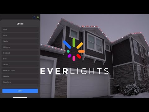 Different Effects with EverLights | Endless Ways to Light Up Your Home #permanentchristmaslights