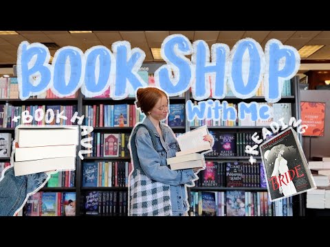 Come Book Shopping with Me! 📖💗 (+book haul & reading)