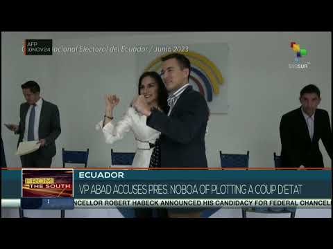 Ecuador: VP Abad accuses pres. Noboa of plotting a coup d'état