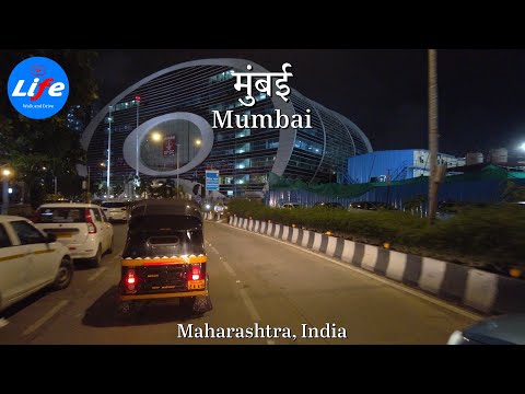 Bandra-Kurla Complex at Night | Stunning 4K HDR Ride Through Mumbai's Business Hub