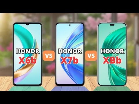 Honor X6b vs Honor X7b vs Honor X8b Comparison