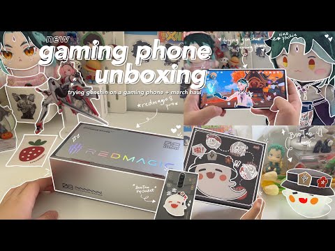 🍓 mobile genshin experience on a gaming phone - REDMAGIC 8 pro + genshin graphics & gameplay, merch