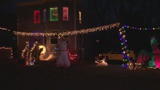 Getting those holiday lights up early is helping some Mainers