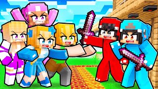 Crazy Fan Girls Vs Most Secure House In Minecraft!