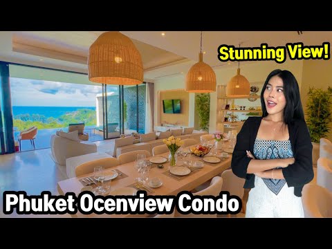 Stunning Oceanview!!! Touring Phuket Luxury Hillside Condo with 4Bedroom Foreign Quota unit