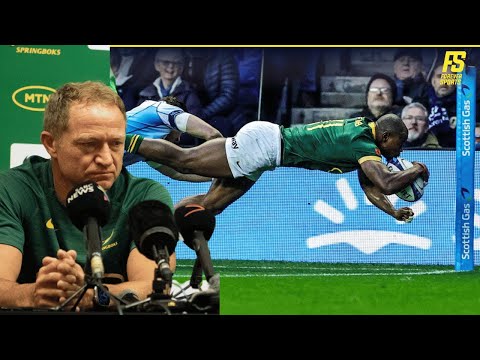 Tony Brown's Plan to Make Springboks World's Best Attackers! Springbok Audio Presser