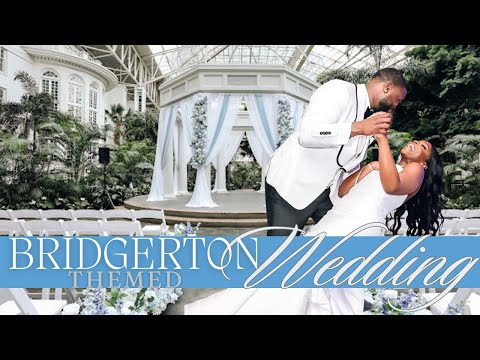 BRIDGERTON THEMED WEDDING| BLUE AND WHITE WEDDING| BACKDROP| FLOWER WALL| WEDDING CENTERPIECES