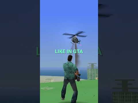 How Do Helicopters Explode in GTA Games? #gta #gaming #shorts #rockstar