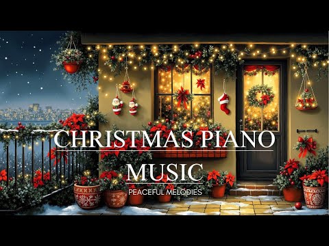 🎄 Gentle Christmas Piano Music 🎅Peaceful Holiday Tunes for Relaxation & Focus 🎁