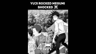 Yuji Rocked Megumi Shocked 🤯 #gojo #sukuna #megumi