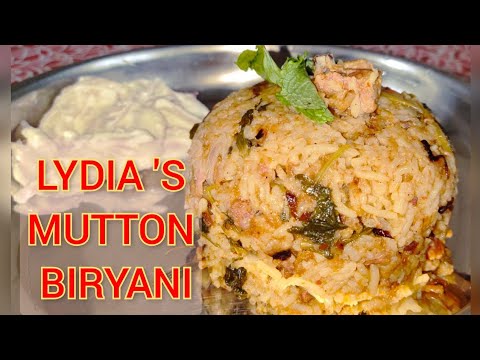 மட்டன் பிரியாணி ||LYDIA'S MUTTON BIRYANI||