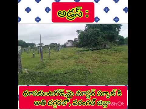 132YARDS, EAST & SOUTH FACINGS, NEAR BY MAIN ROAD,AT DHUPAKUNTA ROAD, WARANGAL