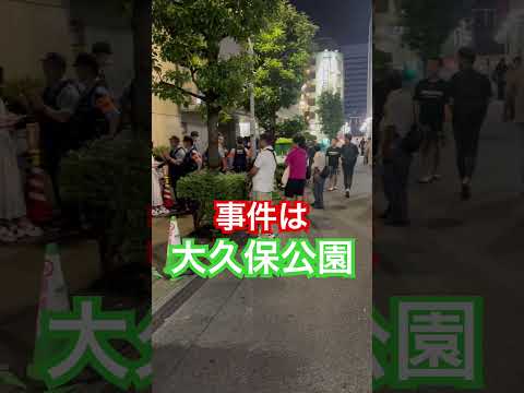 大久保公園 警官大集合 #警察24時 #逮捕 #職質 Xより動画シェア「東京夜散歩」