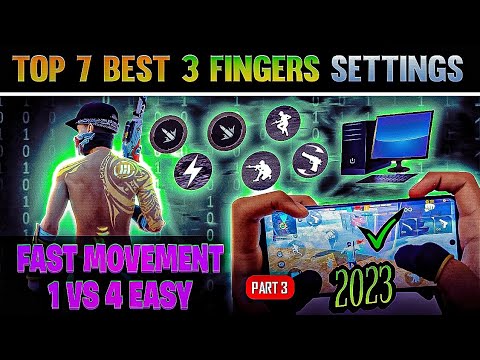 Top 7 Best 3 FINGER Custom Hud Free Fire🔥 (MOVMENT+HEADSHOT)😎 Best Custom Hud In FF | MALIK FF | P3