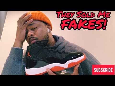 THEY SOLD ME A FAKE PAIR‼️ Air Jordan 11 Bred - NOT CLICK BAIT