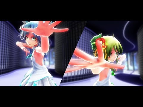 【MMD】Tda式改変初音ミク、GUMIで『[A]ddiction』