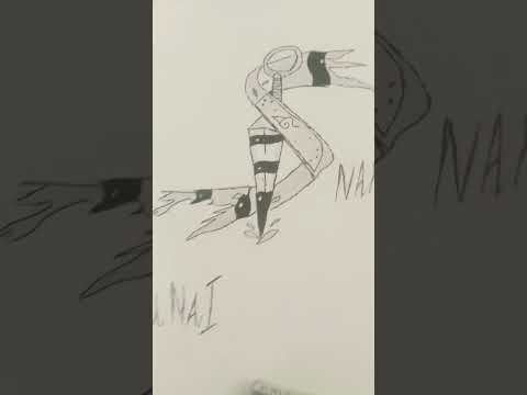 Drawing Kunai #drawing #youtube #art #sketch #naruto