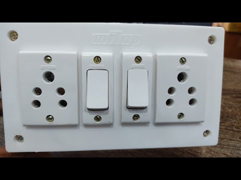 How to make 2 socket switch board in hindi